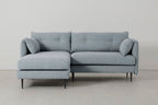Modell 19 3-Sitzer Sofa mit linker Chaiselongue, Seaglass