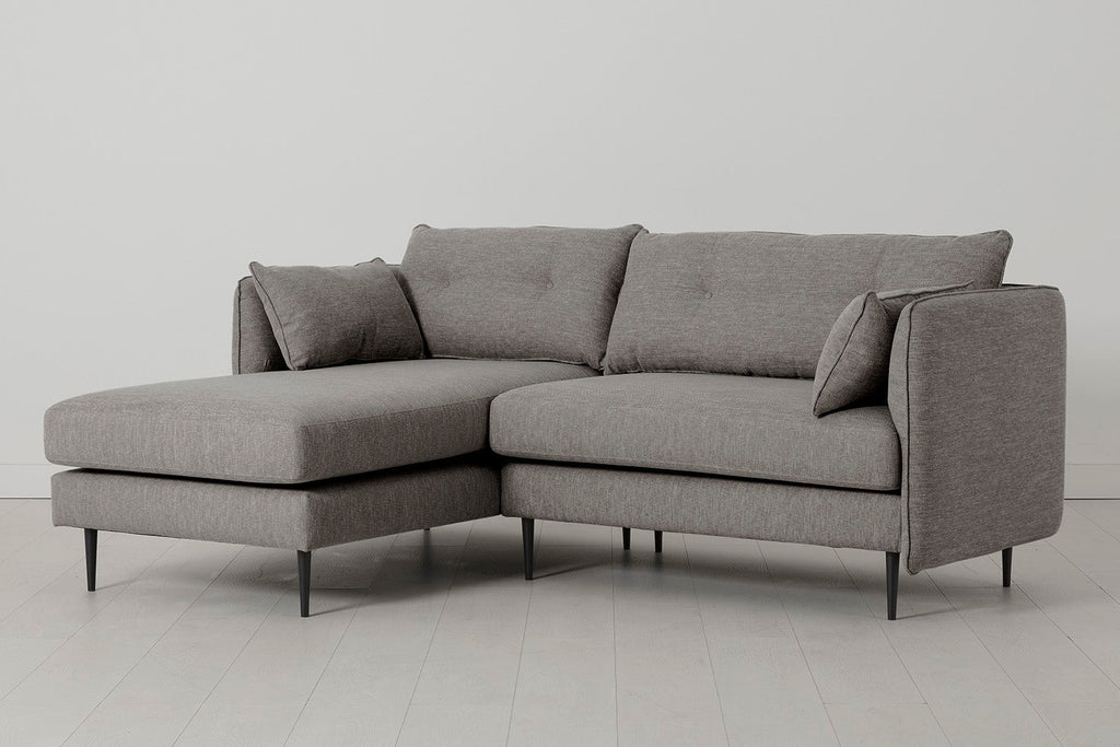 Modell 19 3-Sitzer Sofa mit linker Chaise, Shadow