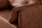 Modell 19 Zweisitzer-Sofa, Kastanie