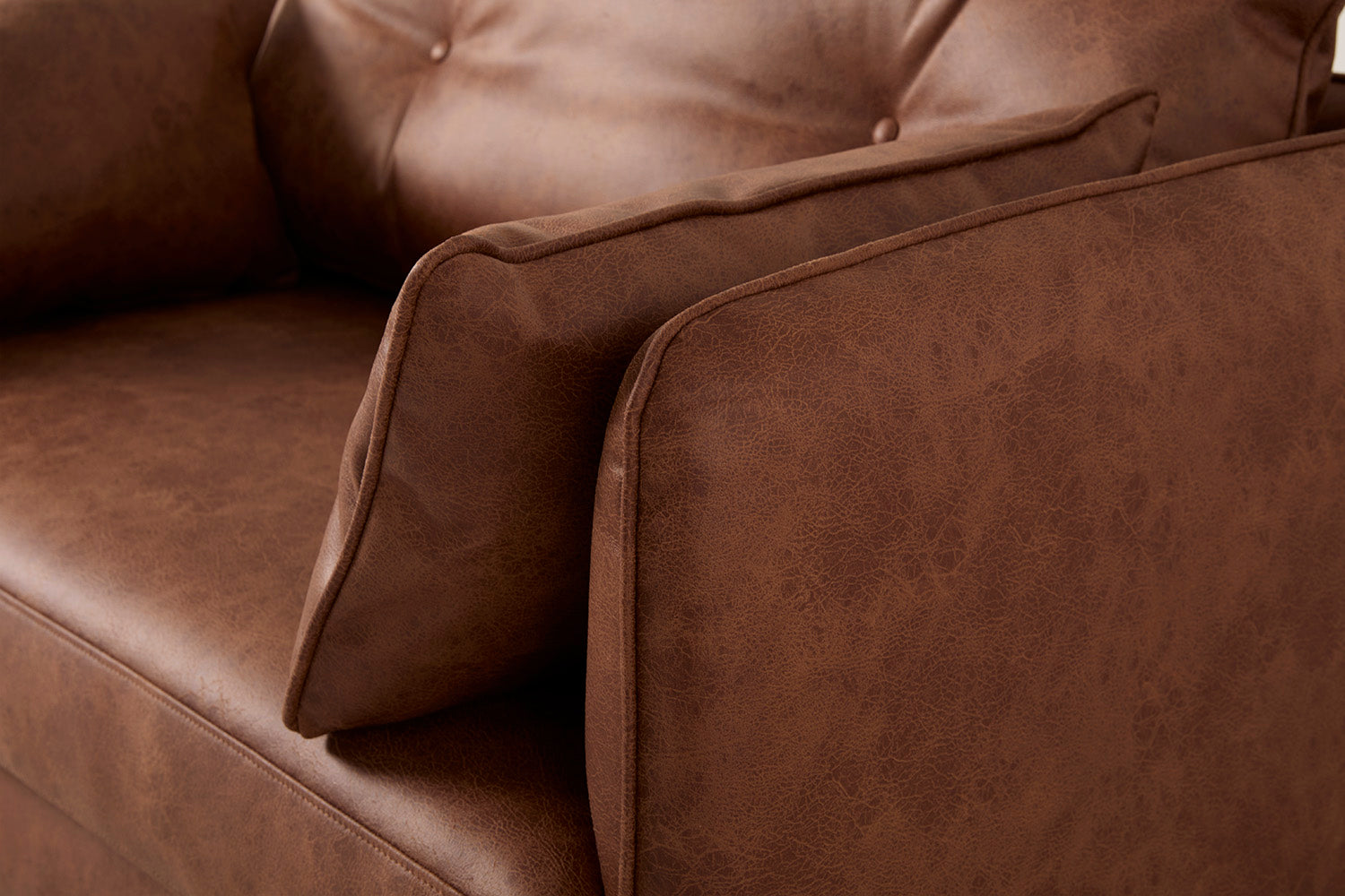 Modell 19 Zweisitzer-Sofa, Kastanie