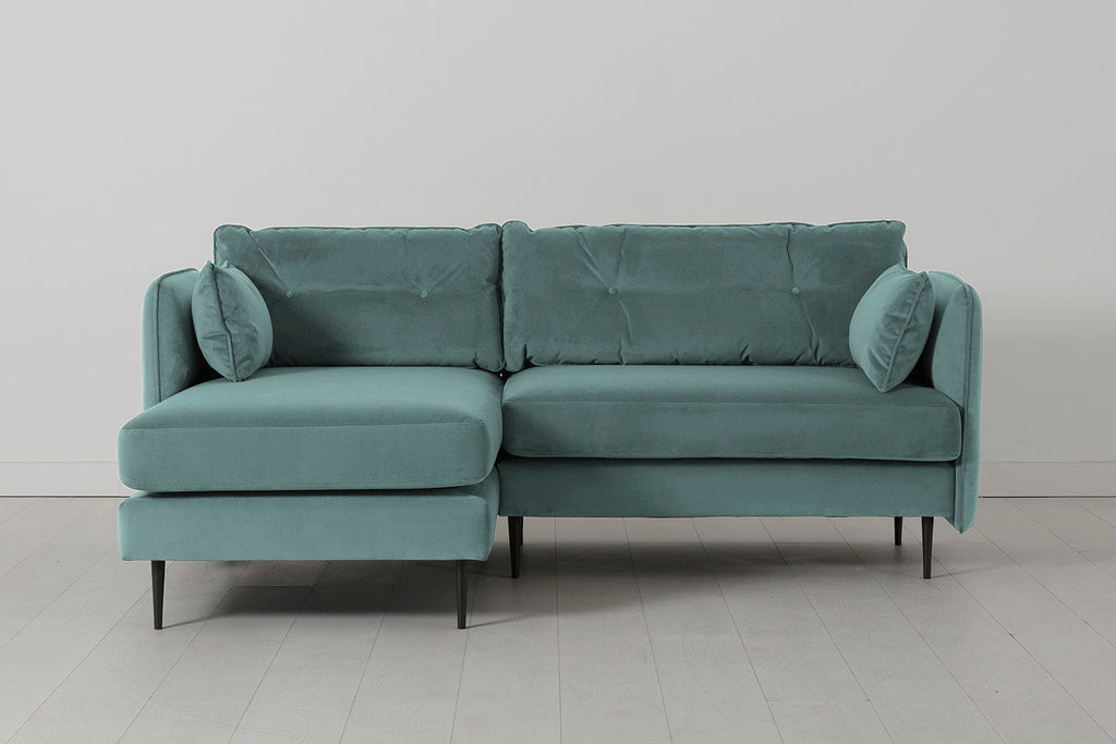 Modell 19 3-Sitzer Sofa mit linker Chaiselongue, Airforce