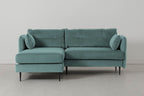 Modell 19 3-Sitzer Sofa mit linker Chaiselongue, Airforce
