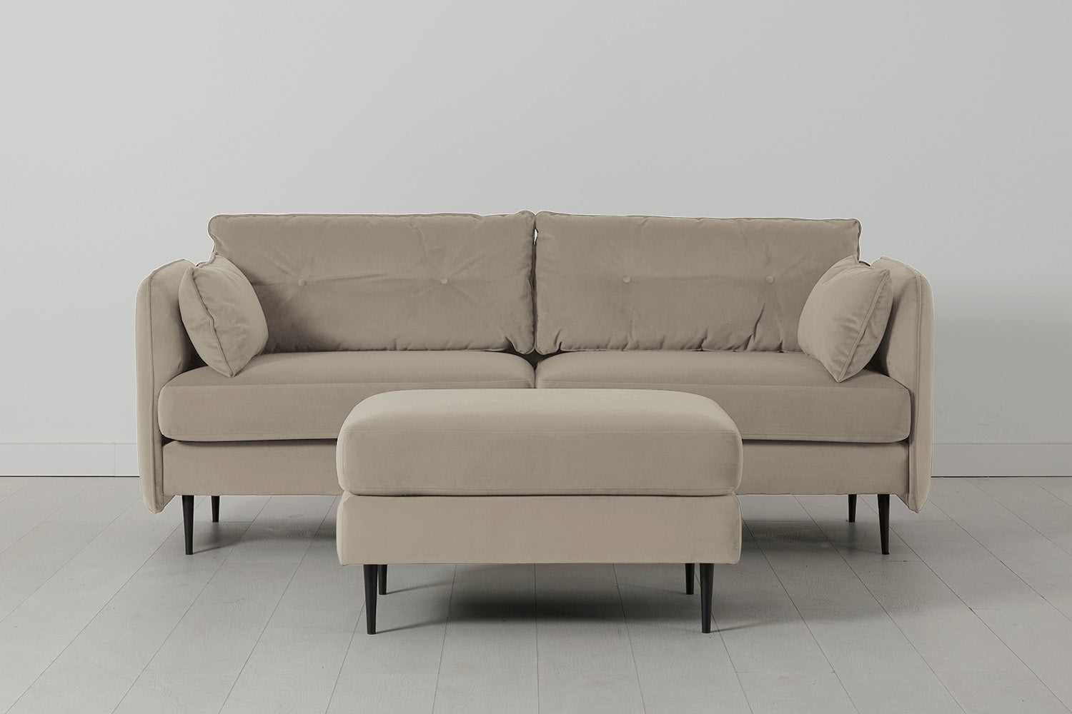 Modell 19 3-Sitzer-Sofa mit Ottomane