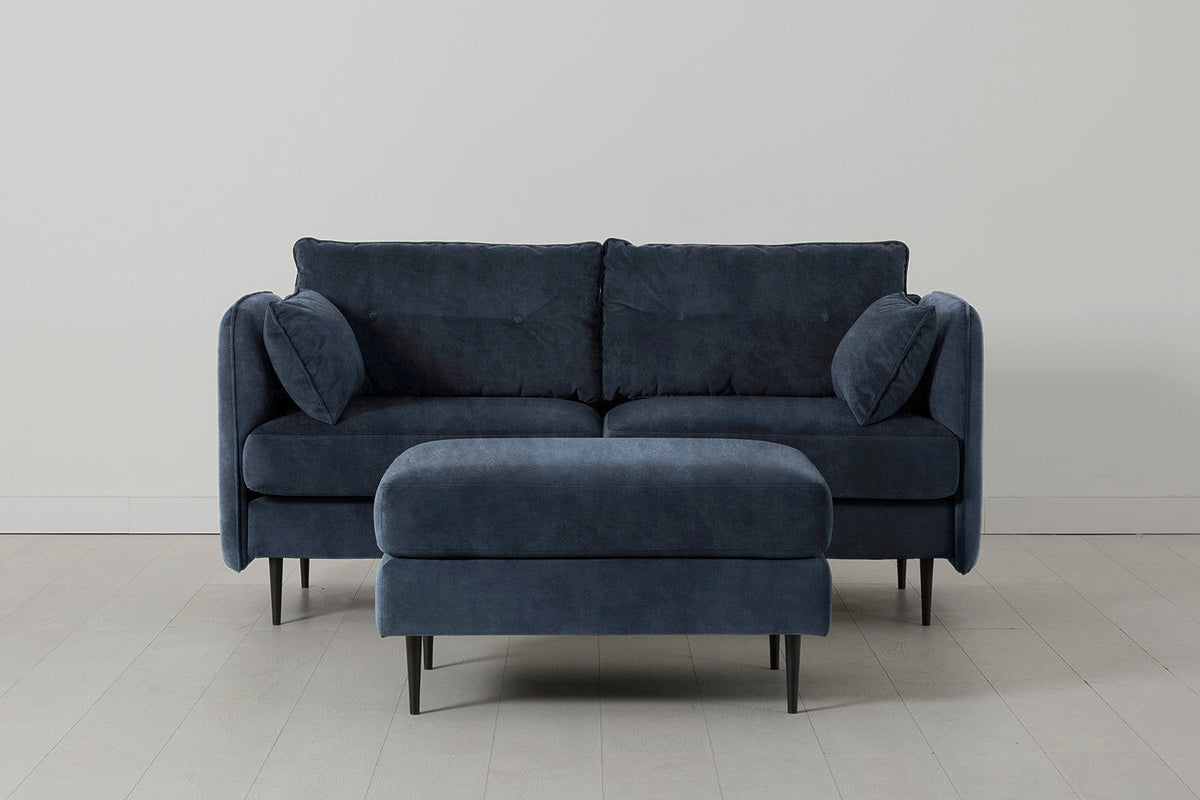 Modell 19 2-Sitzer Sofa mit Ottoman
