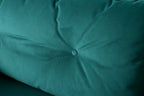 Modell 19 3-Sitzer-Sofa mit Ottoman, Kingfisher
