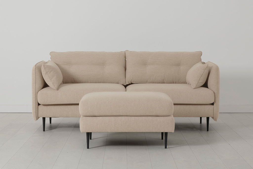 Modell 19 3-Sitzer-Sofa mit Ottomane