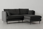 Modell 19 3-Sitzer Sofa mit rechter Chaiselongue, Anthrazit