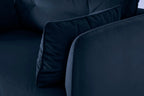 Modell 19 Zweisitzer-Sofa, Indigo