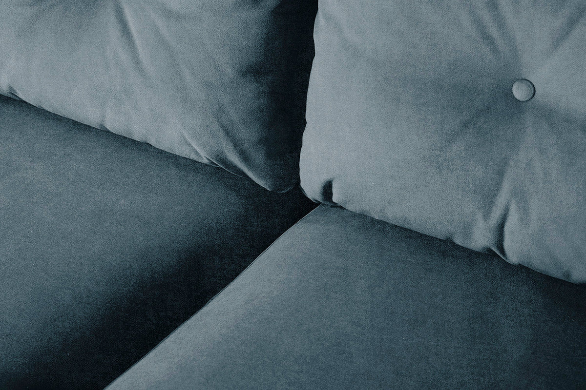 Modell 19 3-Sitzer Sofa mit Ottomane, Hydro
