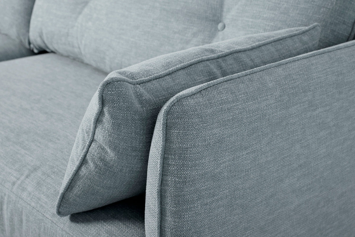 Modell 19 3-Sitzer Sofa mit rechter Chaiselongue, Seaglass