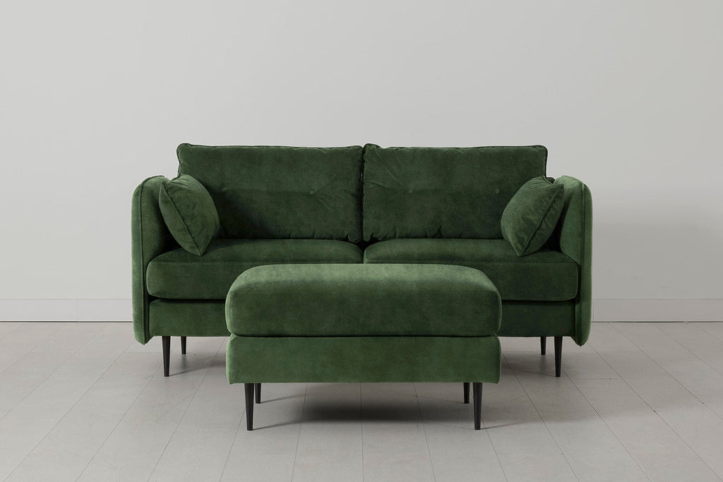 Modell 19 2-Sitzer Sofa mit Ottoman