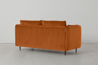 Modell 19 Zweisitzer-Sofa mit Ottomane, Bronze