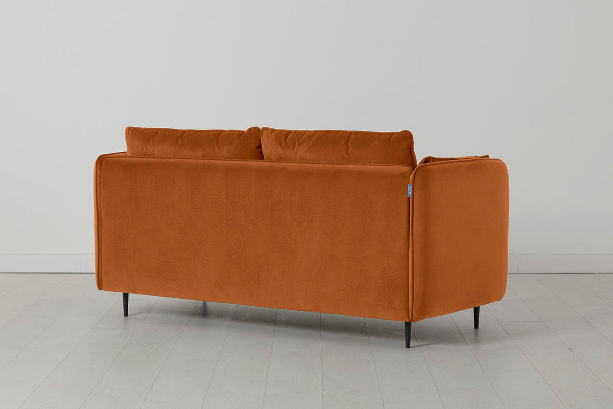 Modell 19 Zweisitzer-Sofa mit Ottomane, Bronze