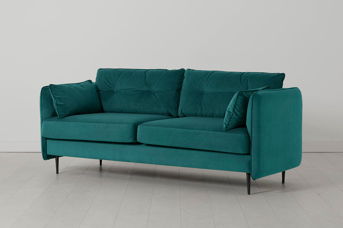 Modell 19 Dreisitzer-Sofa, Kingfisher
