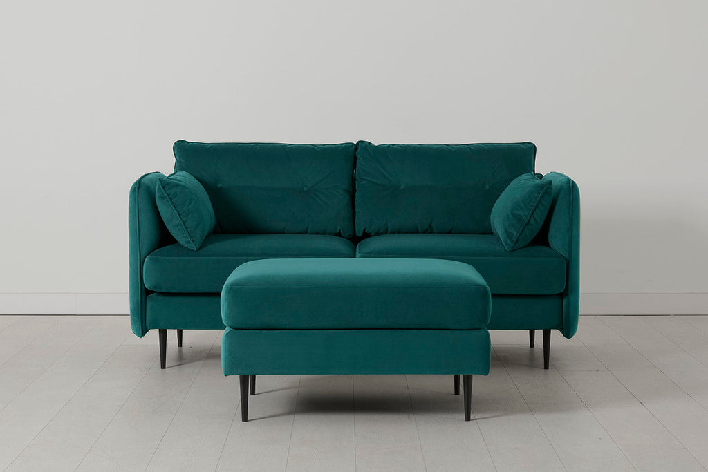Modell 19 2-Sitzer Sofa mit Ottoman