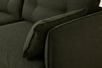 Modell 19 3-Sitzer-Sofa mit Ottomane, Farn