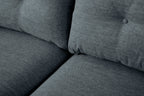 Modell 19 3-Sitzer Sofa mit Récamiere rechts, Marine