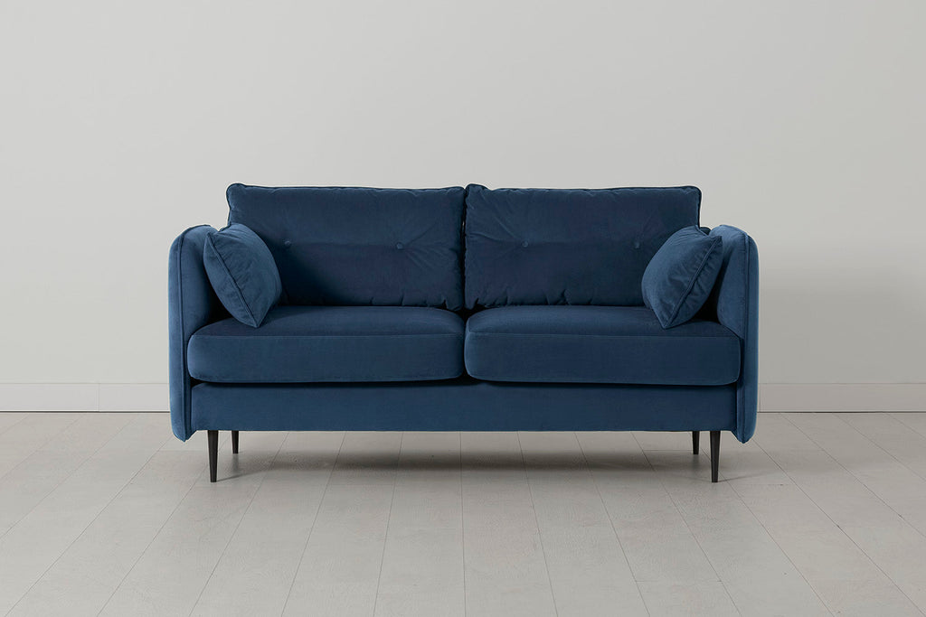 Modell 19 2-Sitzer Sofa, Petrol