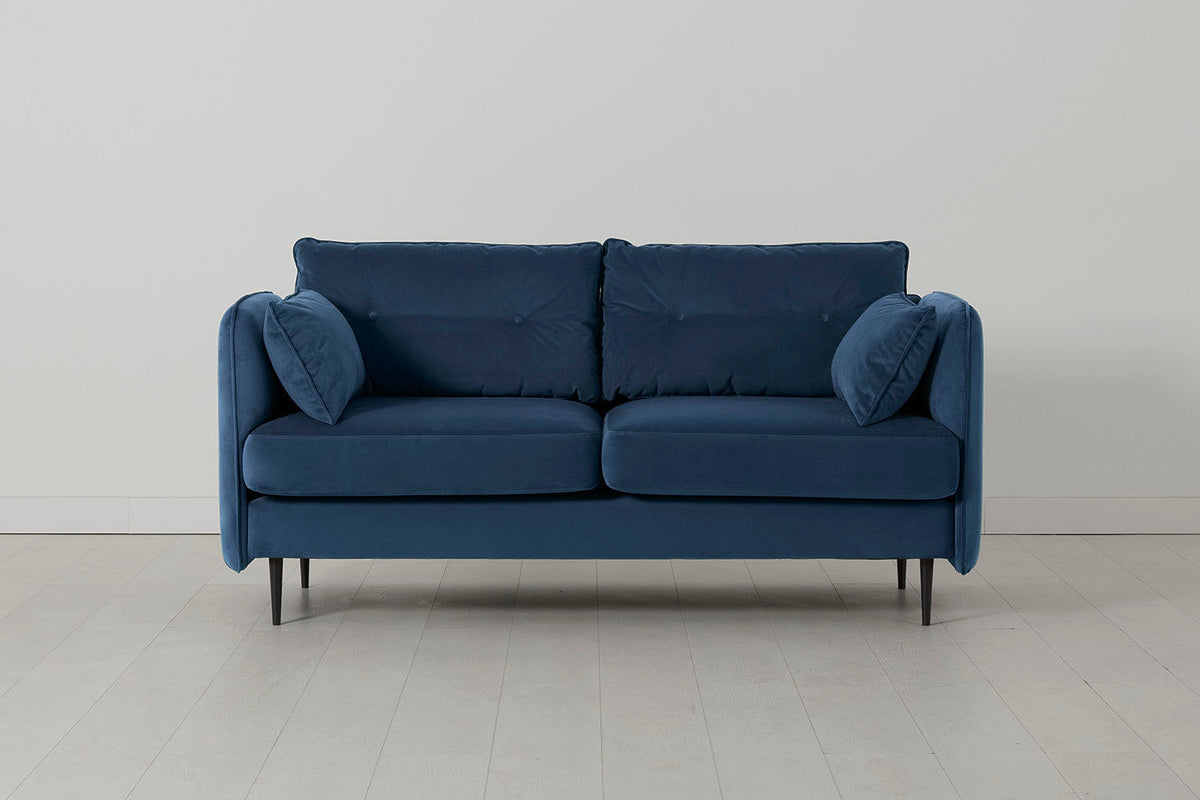 Modell 19 2-Sitzer Sofa, Petrol