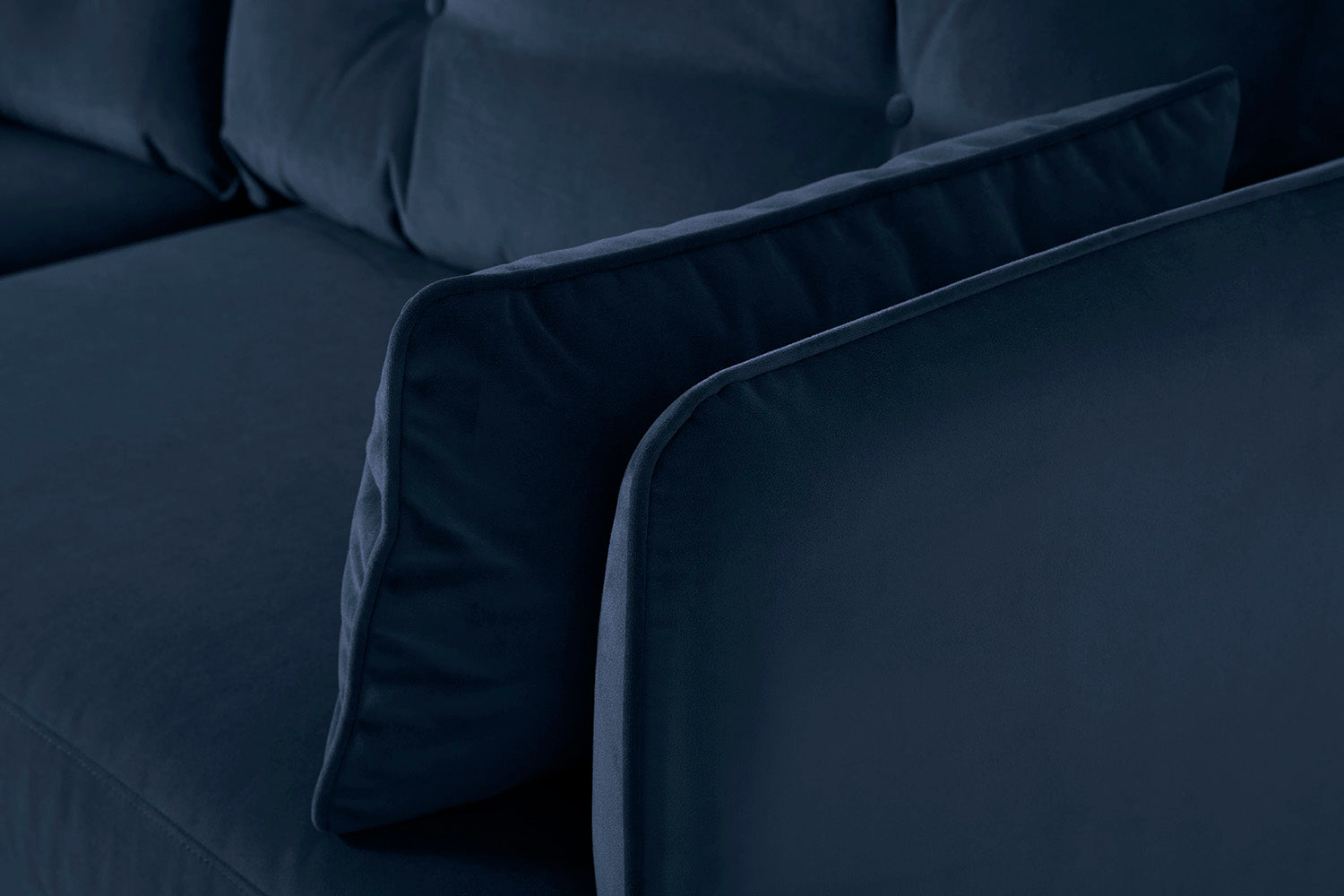 Modell 19 3-Sitzer Sofa mit Ottomane, Indigo