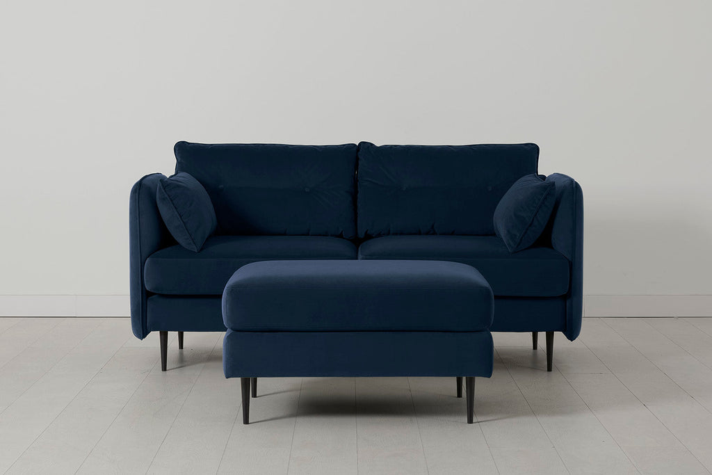 Modell 19 2-Sitzer Sofa mit Ottoman